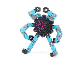 Blue Mechanical Fingertip Spinner